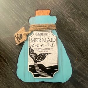 🌸 4 for $20 Mermaid tears potion bottle halloween decor